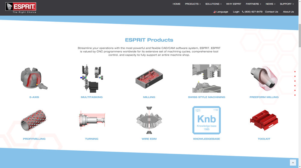 ESPRIT CAD/CAM Software Unveils Innovative New Website and Branding